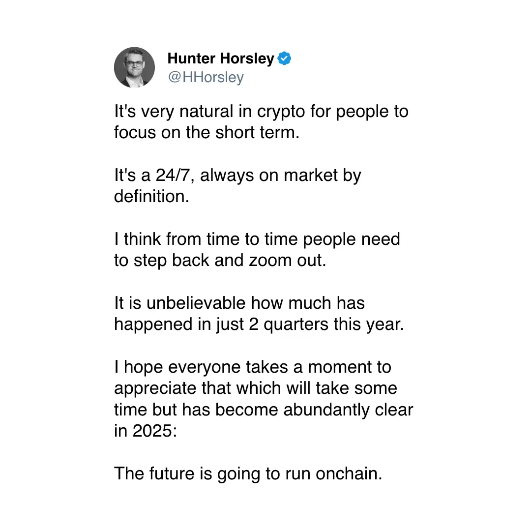 \(Hunter Horsley/X\)