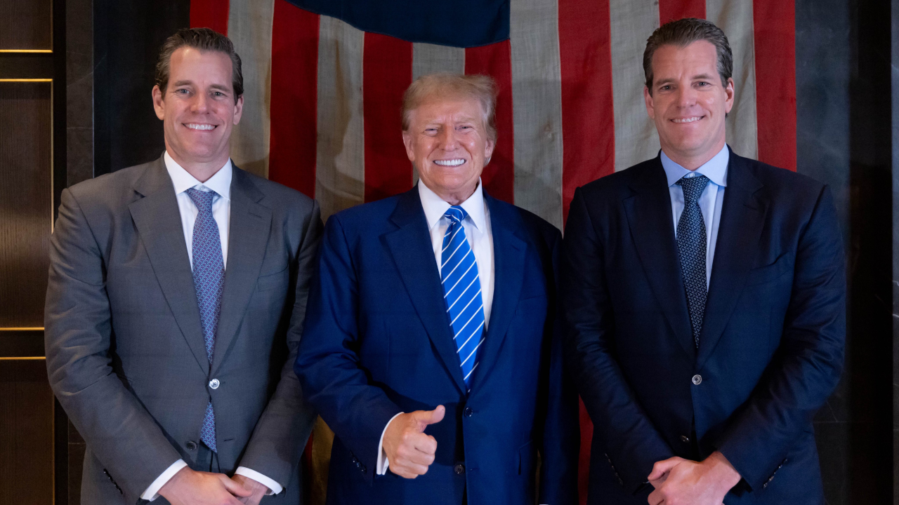 Bitcoin Billionaire Winklevoss Bros Back Trump Sons’ Crypto Miner
