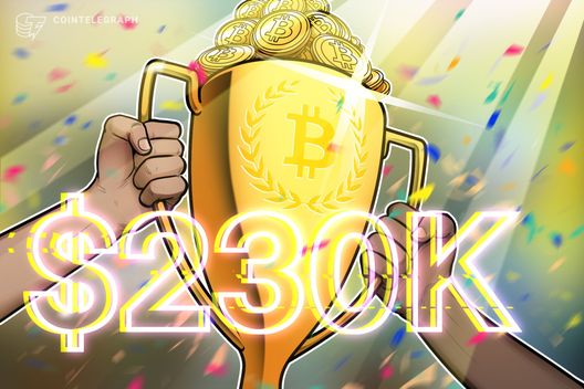 Bitcoin 'cup and handle' breakout gives $230K target as SOL eyes 2800% gain