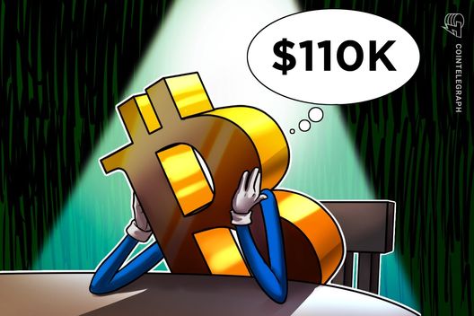 Bitcoin's third flop at $110K puts bulls at risk: BTC price levels to watch