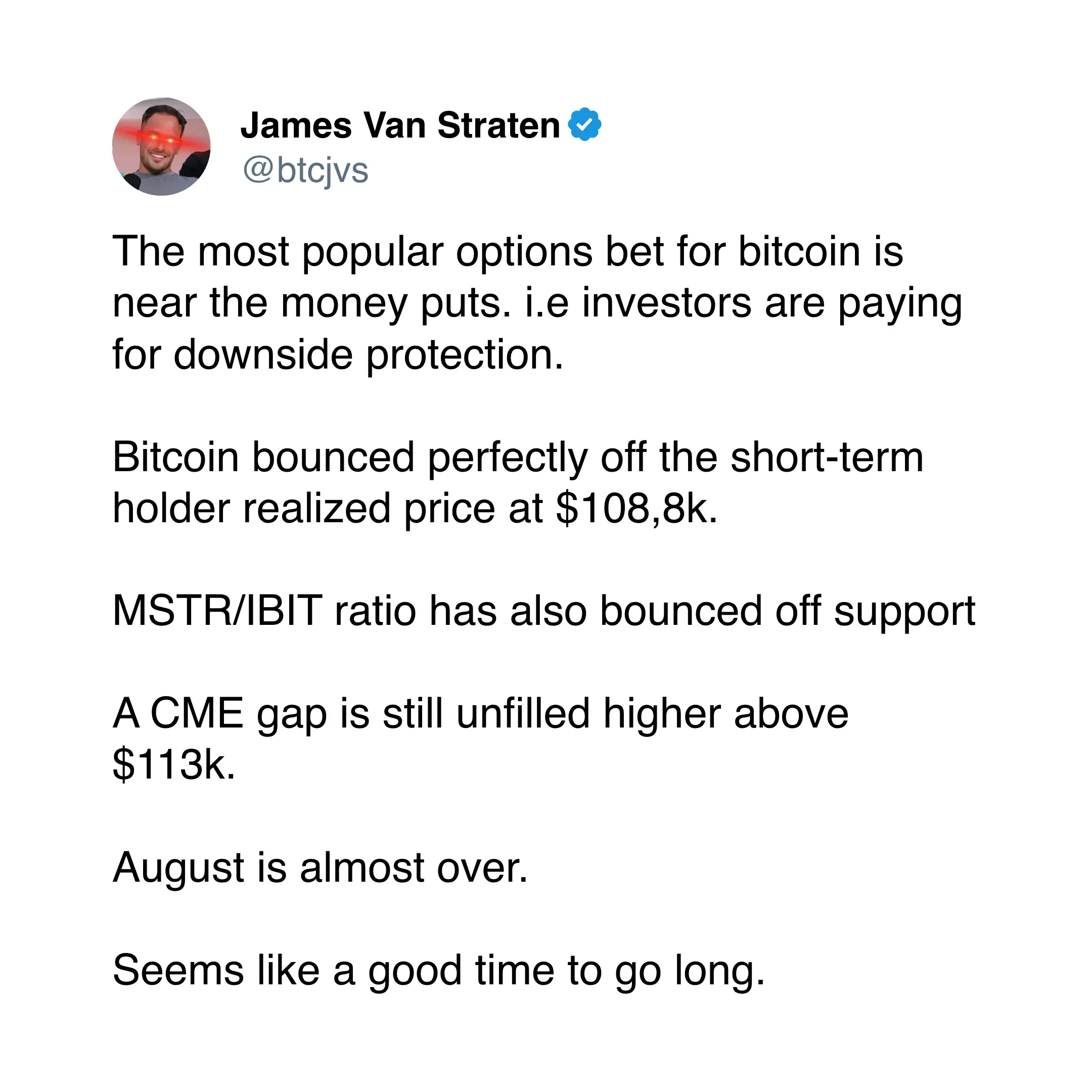 \(James Van Straten/X\)