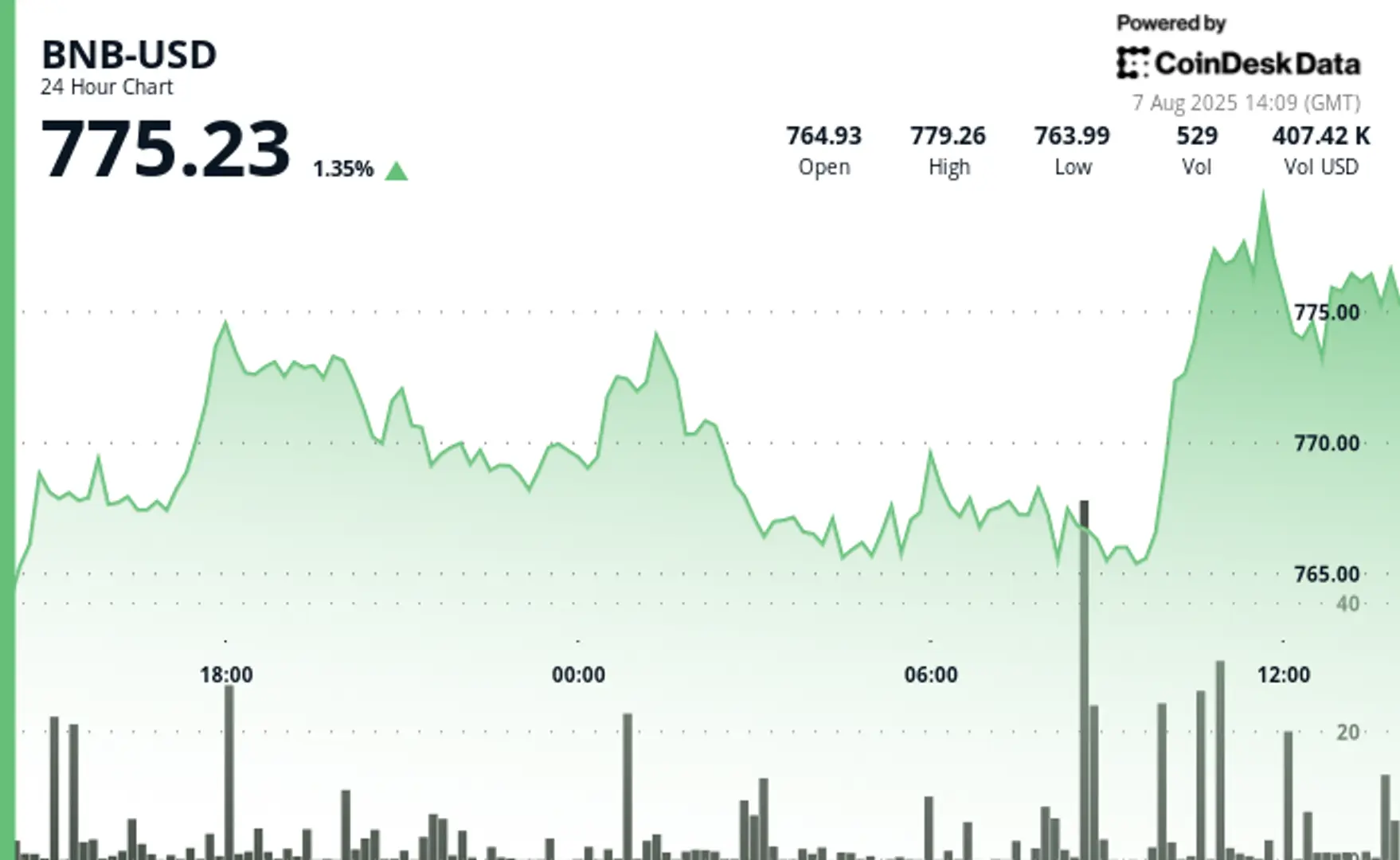 BNB Climbs Then Retraces Amid $500M Treasury Push