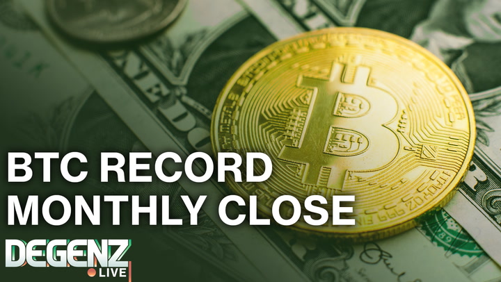 BTC RECORD MONTHLY CLOSE, TOKENISED STOCK TRADING BLOOMS, STAKING ETFS COMING