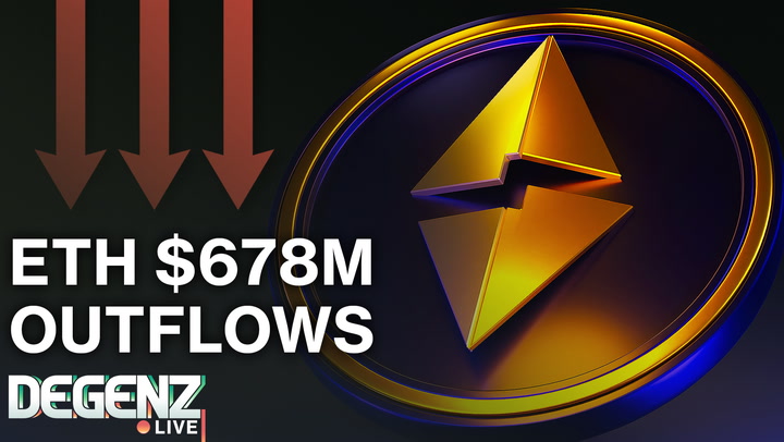ETH ETF OUTFLOWS HIT $678M, SUI TRADING LIVE ON ROBINHOOD, $PUMP SURPASSES $800M IN LIFETIME REVENUE