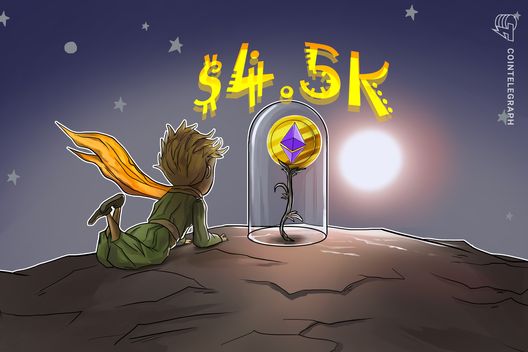 Ether futures open interest hits all-time high as ETH price tops $4.5K — Will it last?