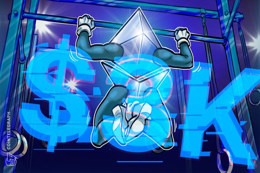 Ether holding $3K opens door to 1,100% ‘vertical phase’ rally: Analyst