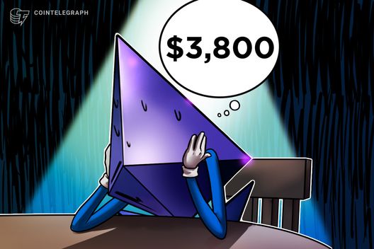 Ether unlikely to break $3,800 without stronger institutional demand