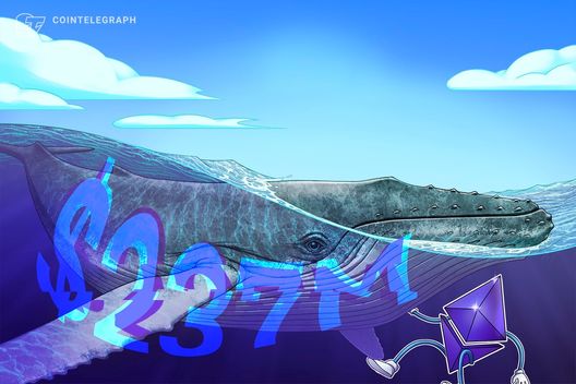 Ethereum risks 25% price drop as ‘massive whale’ moves $237M in ETH to exchanges