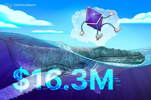 Ethereum whale opens $16.3M long as ETH price eyes bounce