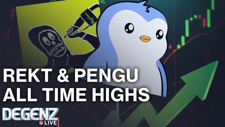 PENGU & REKT ALL TIME HIGHS, HUGE ETH ETF INFLOWS, BNB OUTPERFORMS MARKET