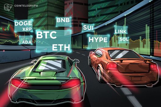 Price predictions 6/13: BTC, ETH, XRP, BNB, SOL, DOGE, ADA, HYPE, SUI, LINK