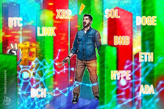 Price predictions 6/27: BTC, ETH, XRP, BNB, SOL, DOGE, ADA, HYPE, BCH, LINK
