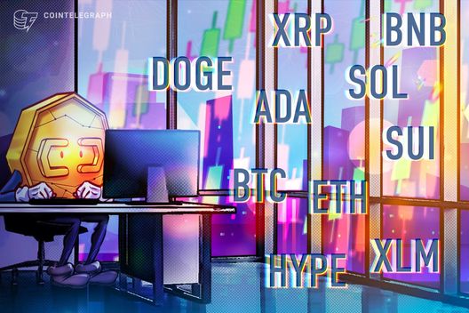 Price predictions 7/25: BTC, ETH, XRP, BNB, SOL, DOGE, ADA, HYPE, XLM, SUI